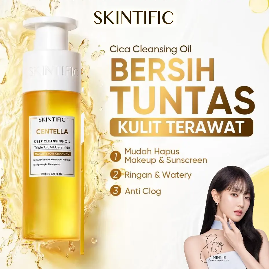 Skintific Centella Deep Cleansing Oil 7 Skintific Centella Deep Cleansing Oil - Gambar 1