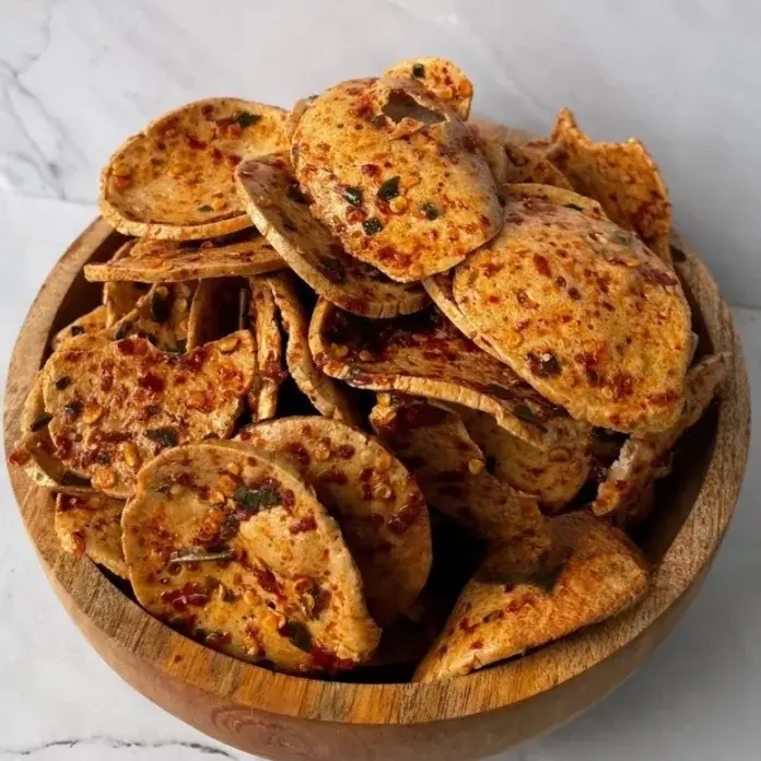 Basreng Pipih Pedas Basreng Pipih Pedas 200 gr - Gambar 1