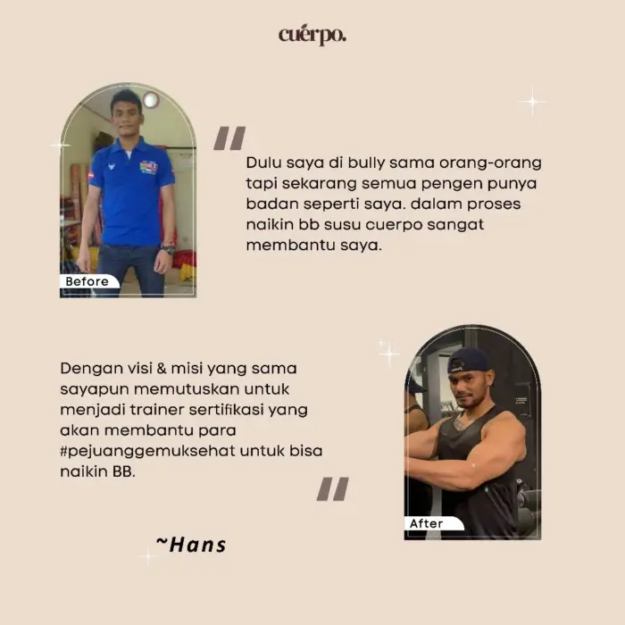 Cuerpo Susu Tinggi Kalori & Protein 960 gr - Gambar 7