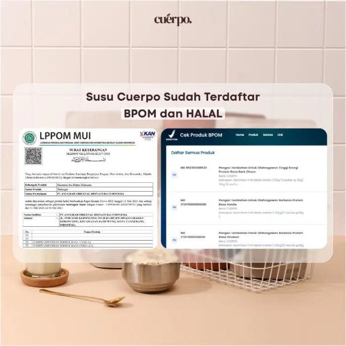 Cuerpo Susu Tinggi Kalori & Protein 960 gr - Gambar 2