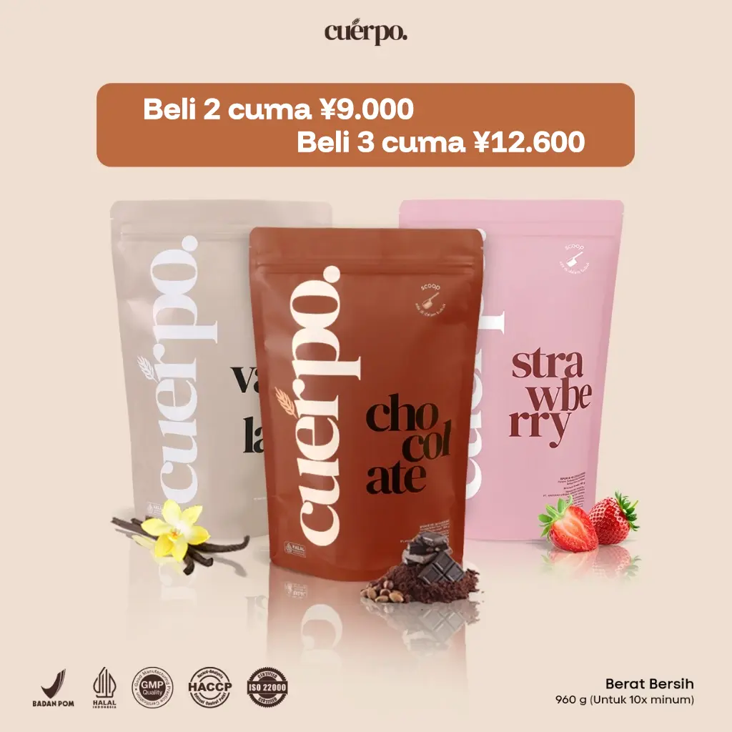 Cuerpo Susu Cuerpo Susu Tinggi Kalori & Protein 960 gr - Gambar 1