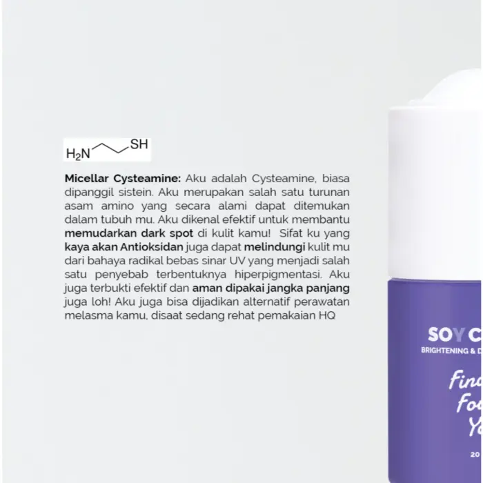 Finally Found You! Soy Clear Brightening & Dark Spot Serum - Gambar 5