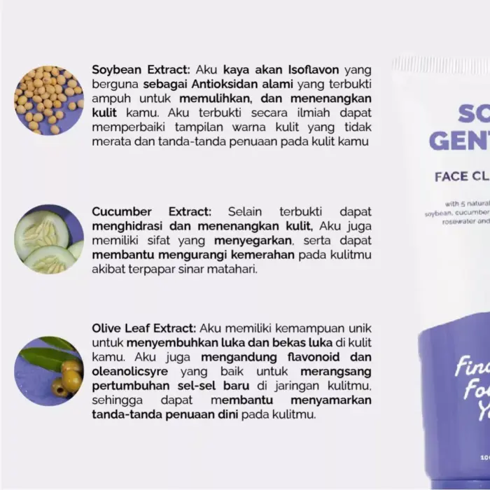 Finally Found You! Soy Gentle Face Cleanser - Gambar 5