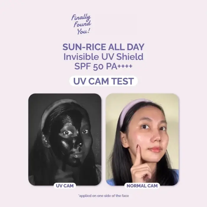 Finally Found You! Sun-Rice All Day Invisible UV Shield SPF 50 PA++++ 50ml - Gambar 4