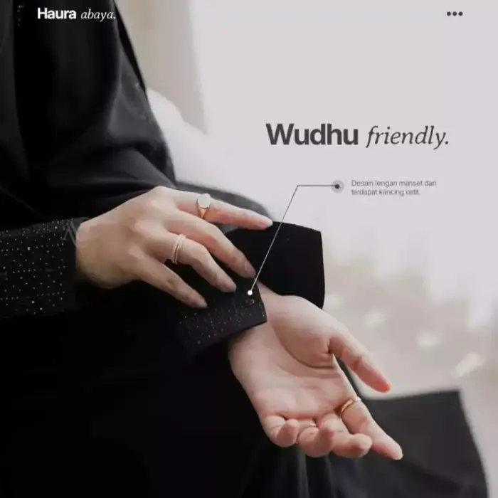 Haura Abaya Turkey - Wudhu Friendly - Gambar 8