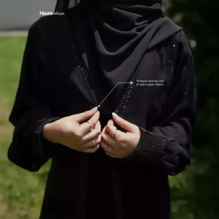 Haura Abaya Turkey - Wudhu Friendly - Gambar 6