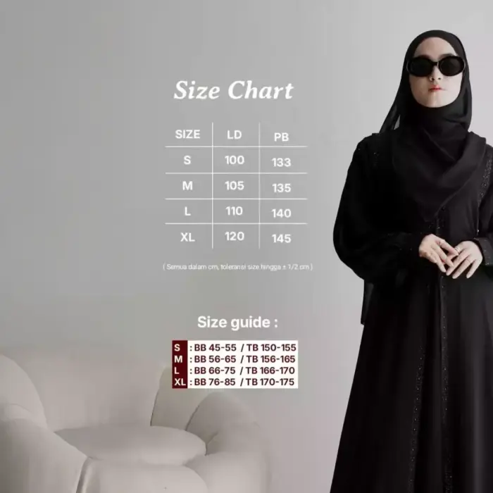 Haura Abaya Turkey - Wudhu Friendly - Gambar 3