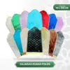 Sajadah Kubah Polos Embos Tebal