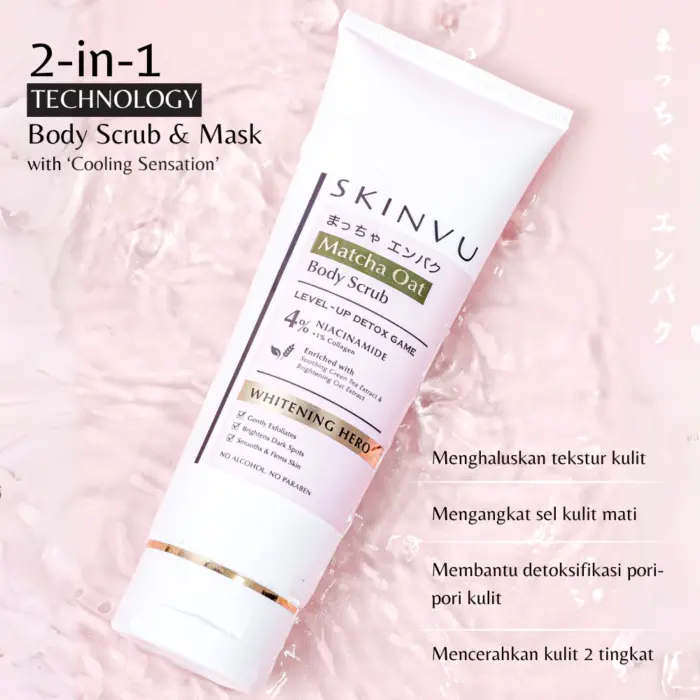 Skinvu Body Scrub & Body Mask - Gambar 2