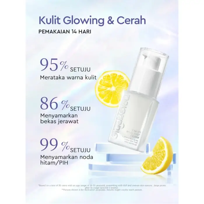Glad2Glow Yuja Symwhite 377 Dark Spot Serum - Gambar 4