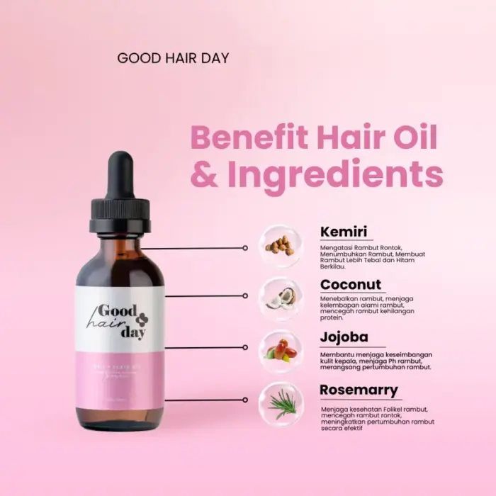 Good Hair Day Hair Oil For Hairgrowth - Gambar 2