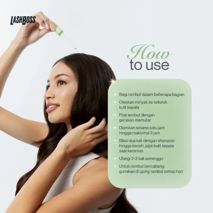 LashBoss Rosemary Hair Growth Oil - Gambar 4