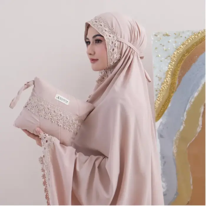 Mukena Ameena Renda Katun Premium - Gambar 7