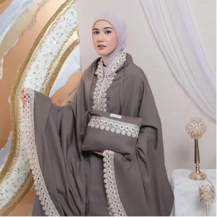 Mukena Ameena Renda Katun Premium - Gambar 5