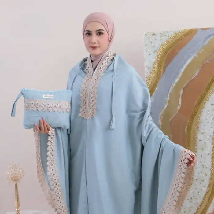 Mukena Ameena Renda Katun Premium - Gambar 2