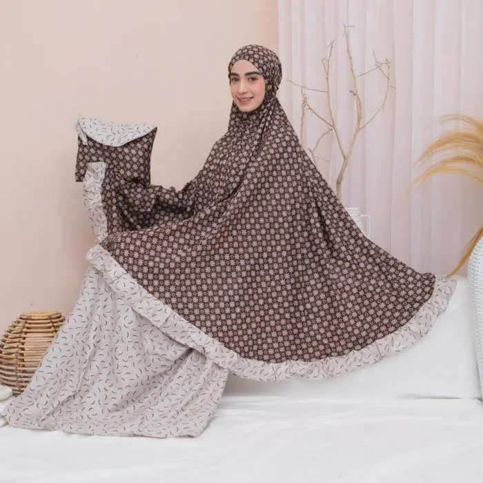Mukena Batik Jumbo Rayon Premium - Gambar 6