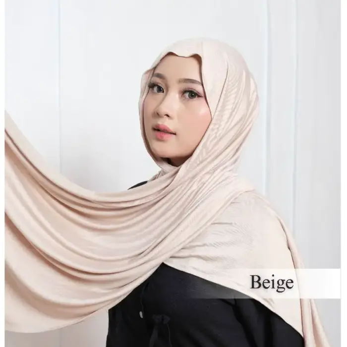 Pashmina Kaos Rayon Jasmine Airflow - Gambar 4