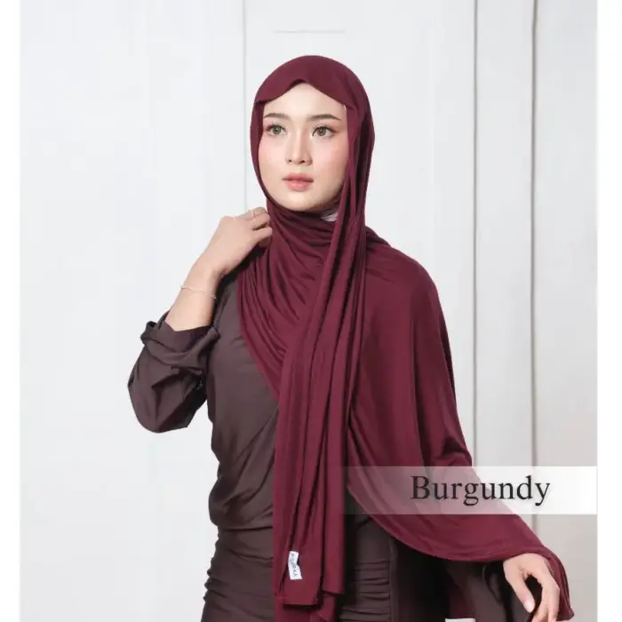 Pashmina Kaos Rayon Jasmine Airflow - Gambar 11