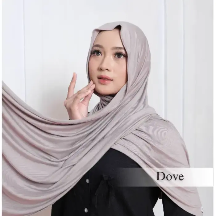 Pashmina Kaos Rayon Jasmine Airflow - Gambar 5