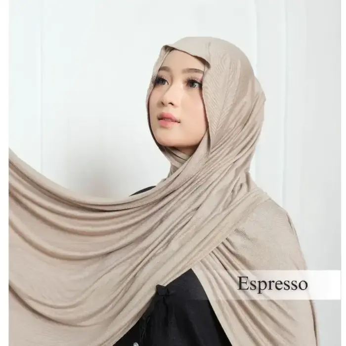 Pashmina Kaos Rayon Jasmine Airflow - Gambar 2