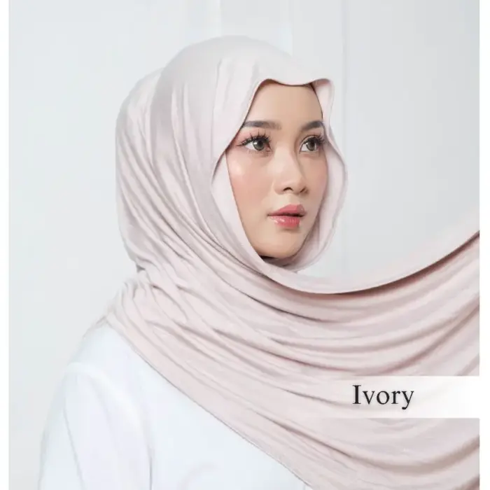 Pashmina Kaos Rayon Jasmine Airflow - Gambar 13