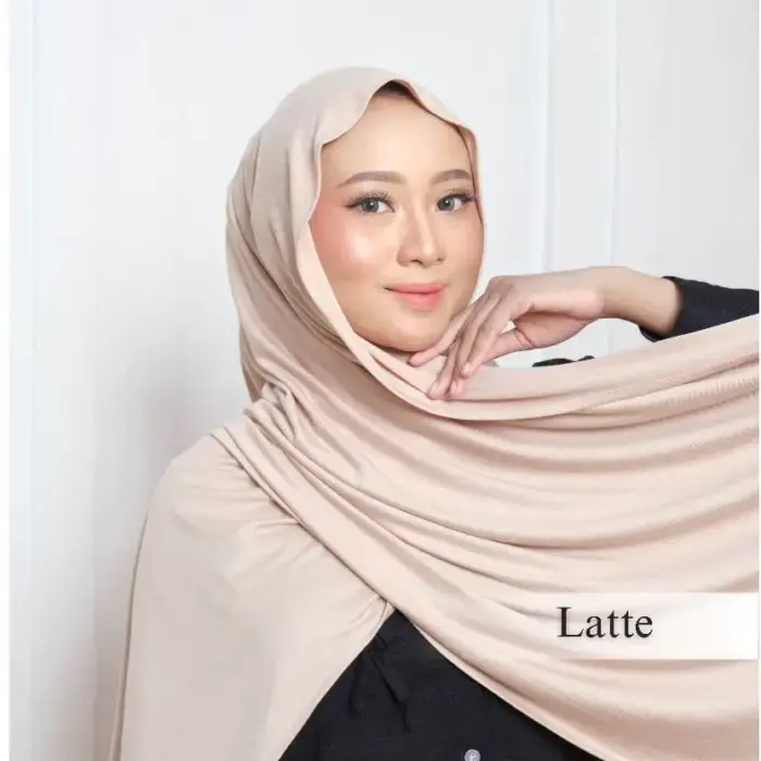 Pashmina Kaos Rayon Jasmine Airflow - Gambar 6