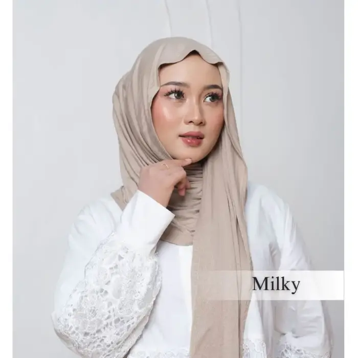 Pashmina Kaos Rayon Jasmine Airflow - Gambar 12