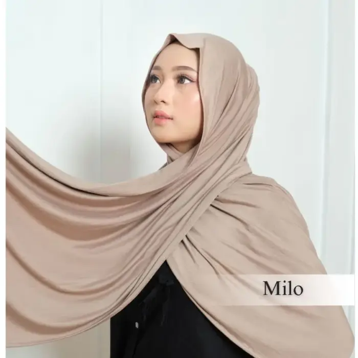 Pashmina Kaos Rayon Jasmine Airflow - Gambar 3