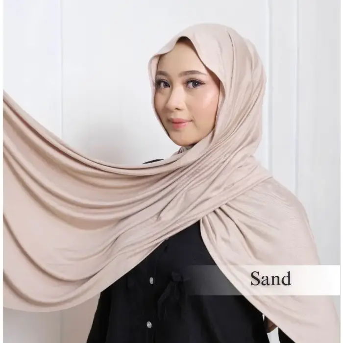 Pashmina Kaos Rayon Jasmine Airflow - Gambar 7