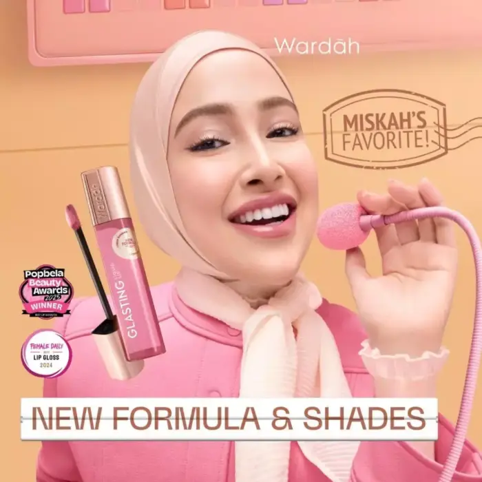 Wardah Glasting Liquid Lip -  Ringan Tidak Lengket - Gambar 2