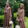 Abaya Noreen Set Hijab Torino Premium - Gambar 4