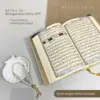 Al Quran Premium Embos Motif Bunga Terjemahan Free Box Eksklusif & Tasbih - Gambar 2