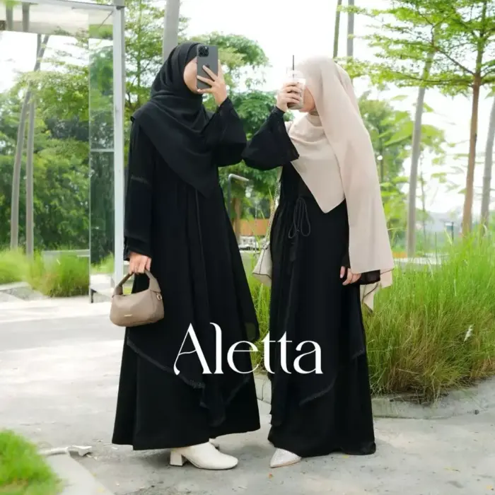 Abaya Turkey Aletta - Gambar 4