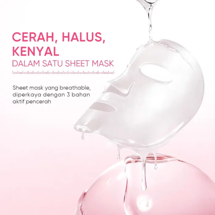 Skintiflc Niacinamide Brightening Daily Mask - Gambar 3