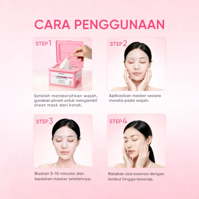 Skintiflc Niacinamide Brightening Daily Mask - Gambar 7