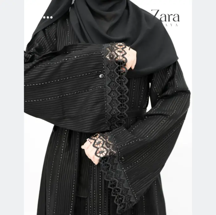 Zara Abaya Hitam Turkey - Gambar 7