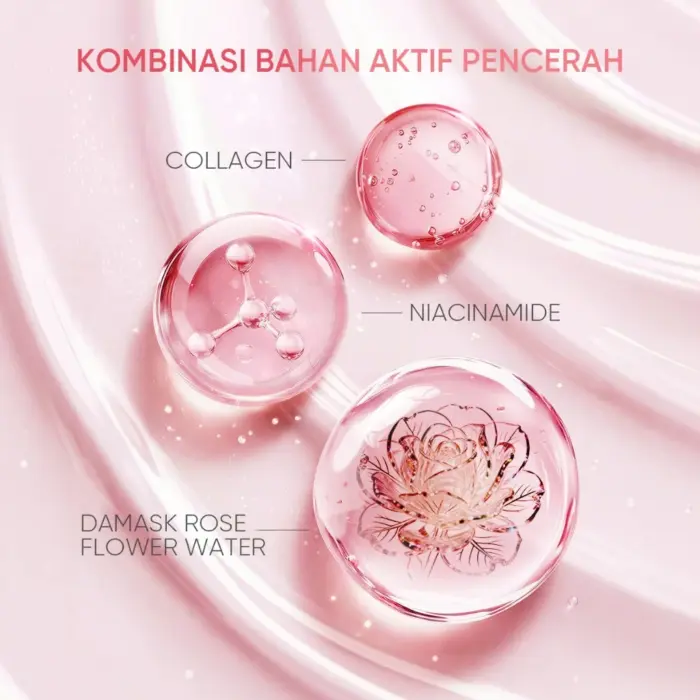 Skintific Damask Rose Brightening Whipped Cream Cleanser - Gambar 6