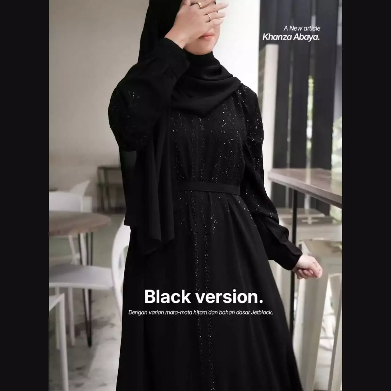 Abaya Khanza 3 Abaya Khanza (Size S) - Gambar 1