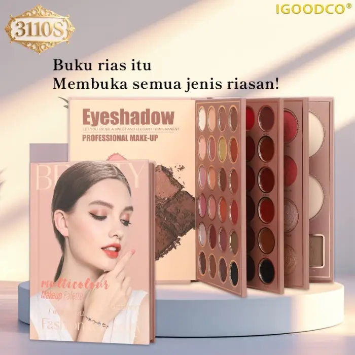 IGOODCO Pearlescent Matte Easy Tinting Eyeshadow Book - Gambar 7