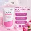 White Inc Alpha Glowhite Pouch Body Wash REFILL 350ml
